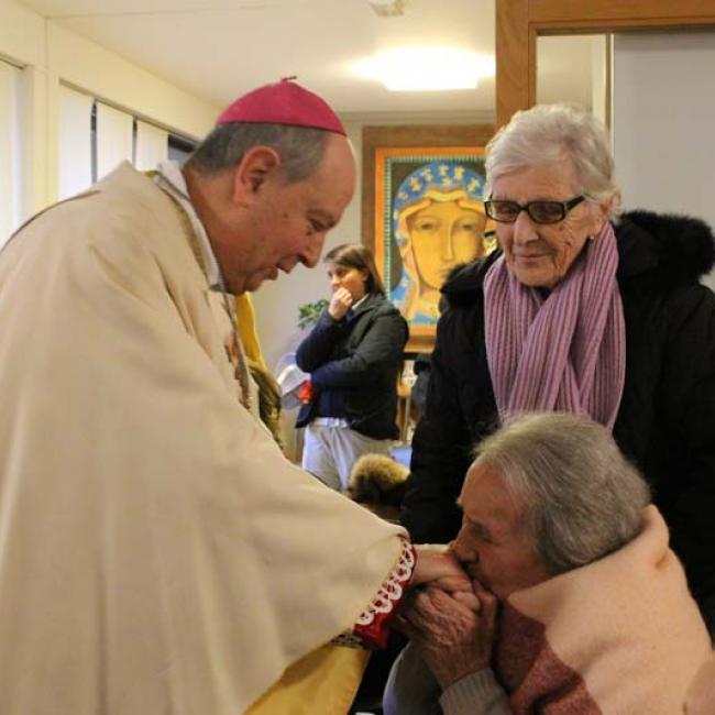Visita del Vescovo di Como Monsignor Coletti