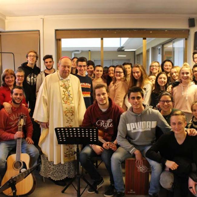 Visita del Vescovo di Como Monsignor Coletti
